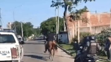 Como el viejo oeste: delincuentes terminaron detenidos tras protagonizar una insólita y peligrosa fuga a caballo