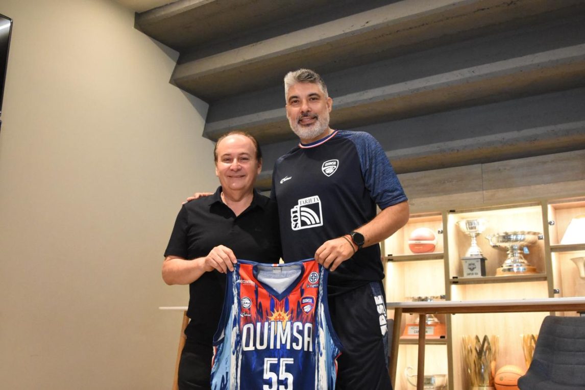 Lucas Victoriano fue presentado oficialmente como nuevo entrenador de Quimsa