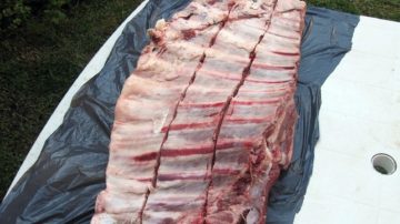 Añatuya: delincuentes rompieron un ventiluz y se llevaron tres costillares de una carnicería