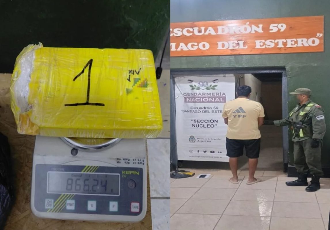 Con los chicos en el auto y cocaína debajo del asiento: cayó narco añatuyense con droga valuada en $19 millones