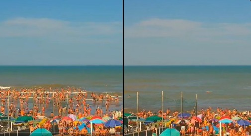 VIDEO | El momento de la llegada del “mini tsunami” que se cobró una vida en Mar del Plata