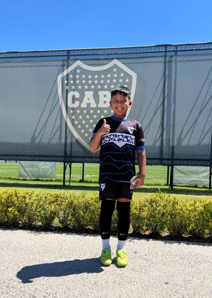 De la Escuelita a Boca: el sueño de Valentino Rojas toma vuelo