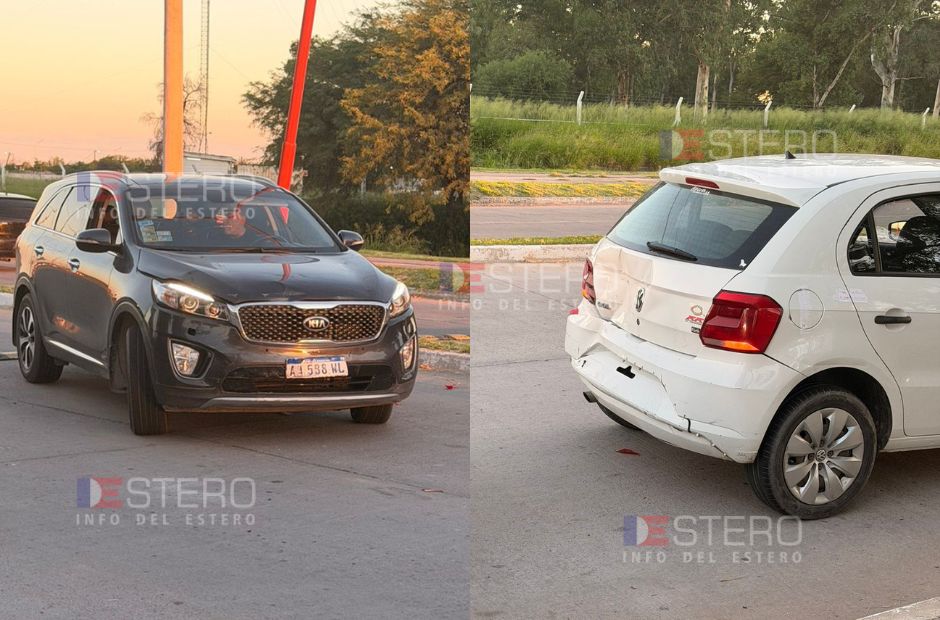 El sol encandiló al conductor de una camioneta y chocó a un auto frente a la pista de BMX