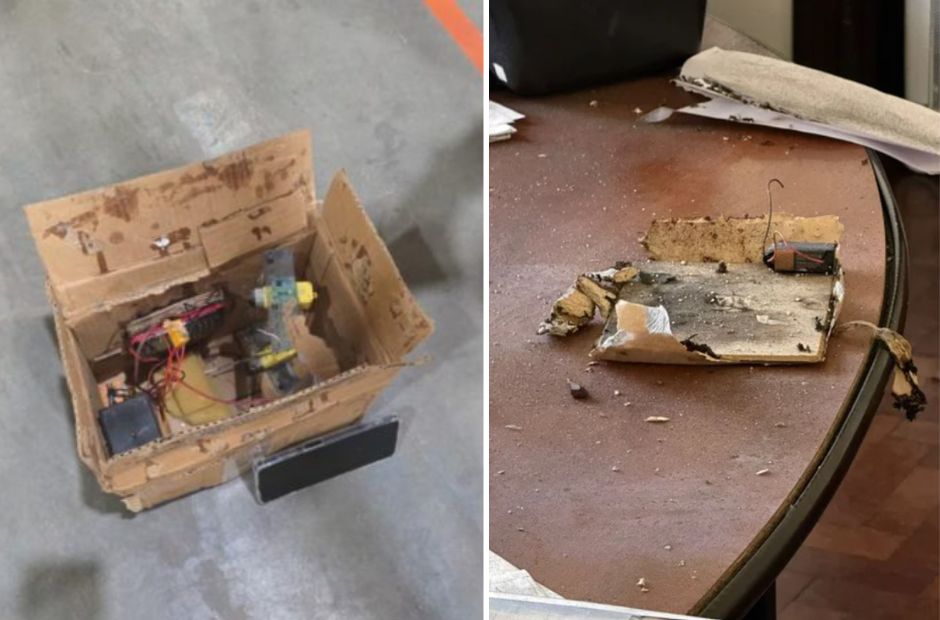 Explosión en Gendarmería: las impactantes imágenes tras el estallido del paquete bomba