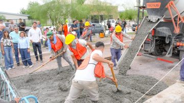La intendente Fuentes destacó el avance de la pavimentación en el barrio Belén