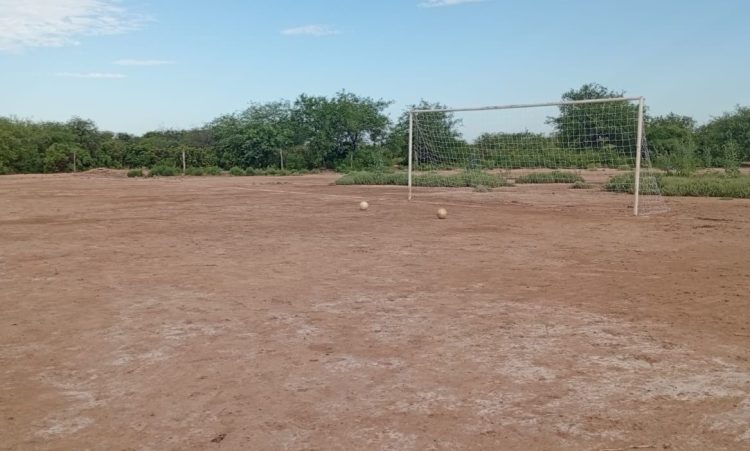 Añatuya: indignación por el robo de un arco de fútbol en el Club Alfredo Pereira