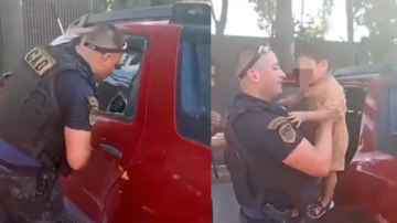 Rescatan a un nene de dos años que estaba encerrado en el auto: sus abuelos lo dejaron para ir a hacer compras