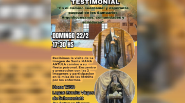 Encuentro testimonial en la Ermita Virgen de Schoenstatt con la visita de Santa Mama Antula