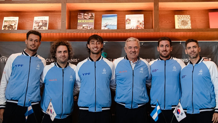 Argentina cayó ante Corea del Sur y quedó eliminada de los Qualifiers de la Copa Davis 2026