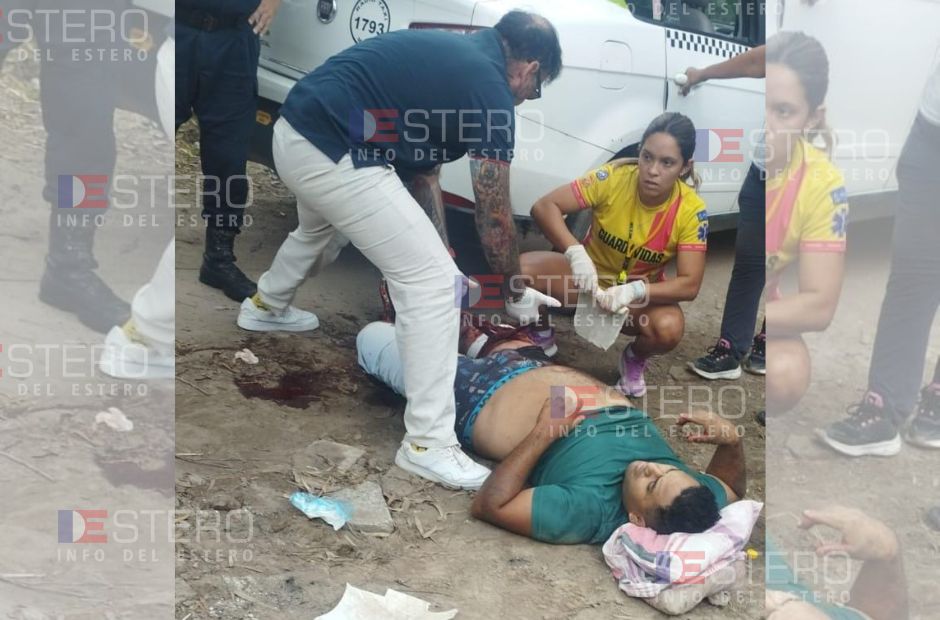 Remisero de 28 años pelea por su vida luego de ser acuchillado en un violento robo