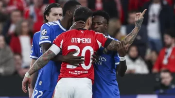 Otamendi y Vinícius, protagonistas de otro tenso episodio