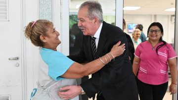 Elías Suárez saludó a las santiagueñas en el Día de la Mujer