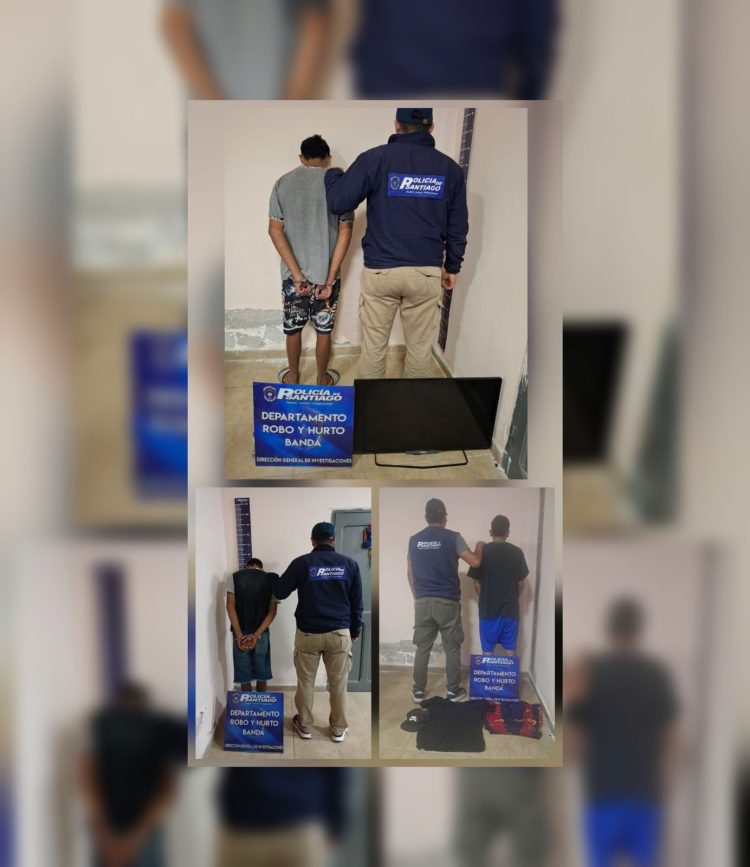 Tres detenidos y bienes recuperados tras allanamientos por robo en La Banda