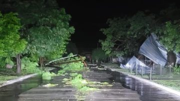 El paso de un “tornado” dejó severos daños y cortes de luz en Mailín y Laprida