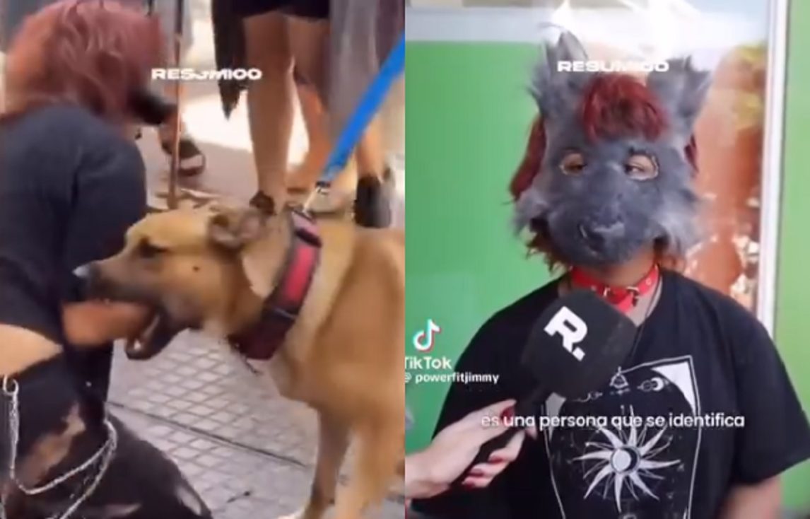 Una joven therian fue atacada por un perro mientras intentaba interactuar con él