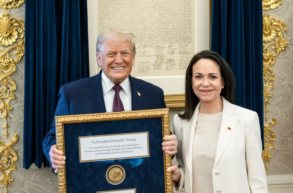 María Corina Machado define en la Casa Blanca su hoja de ruta para el regreso a Venezuela