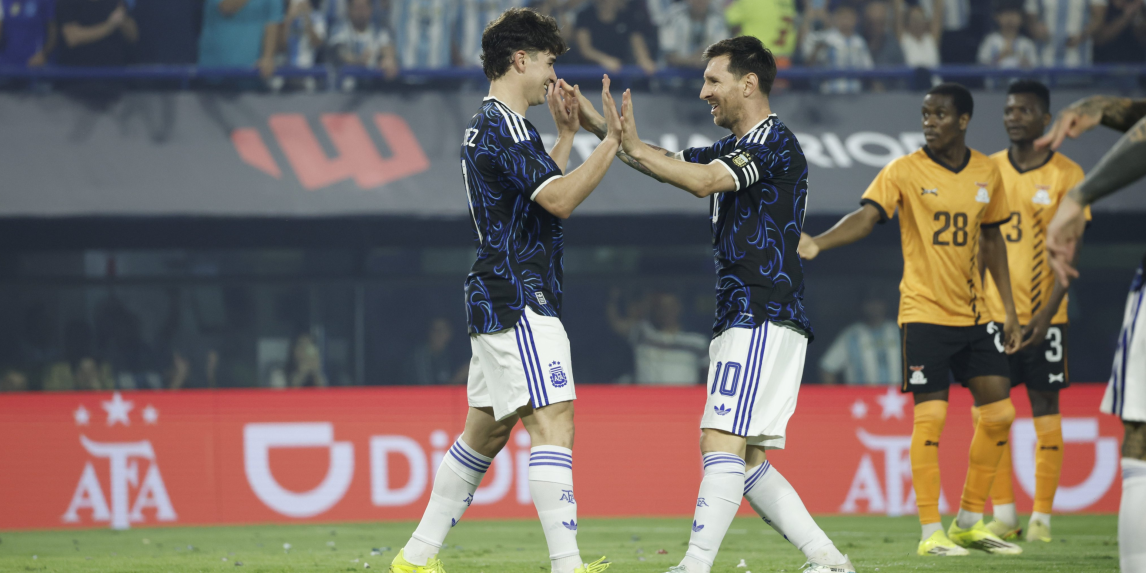 EN VIVO: Argentina golea a Zambia en la Bombonera