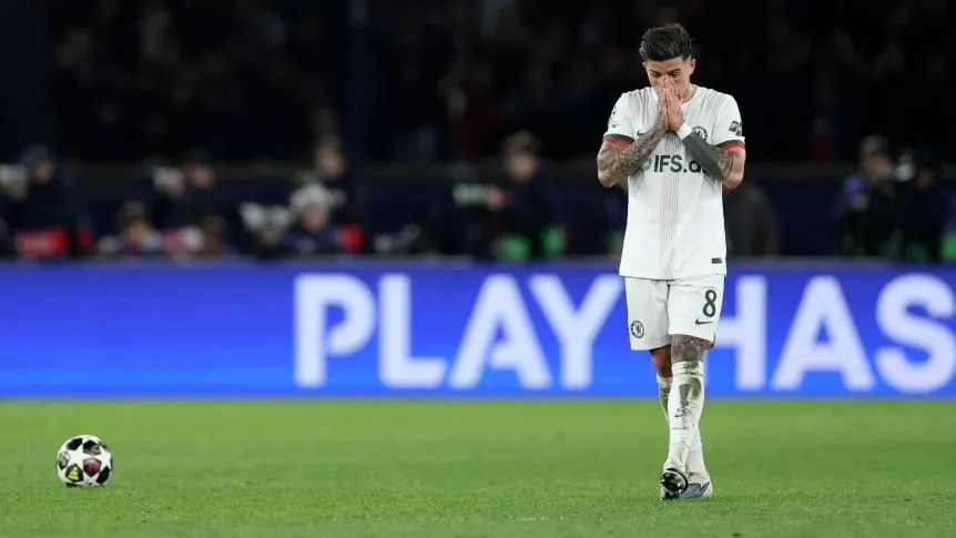 PSG goleó al Chelsea pese al buen partido de Enzo Fernández