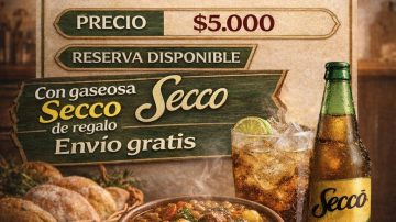 ¿Qué comemos hoy? La Hernestina suma viandas diarias con menús caseros, bebida de regalo y envío gratis