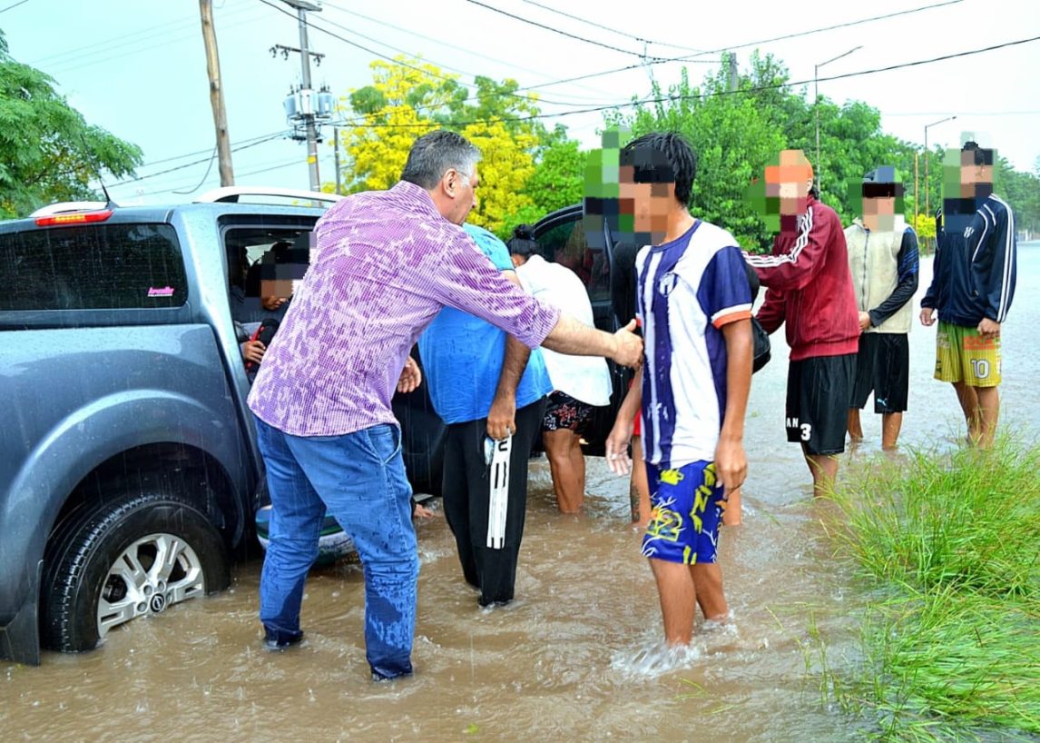La Banda: cayeron 105 mm en un día y el Comité de Emergencia asiste a más de 200 familias