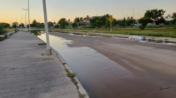 Notable baja del agua en la Costanera Norte Maradona, Lomas del Golf y ya se ven las veredas
