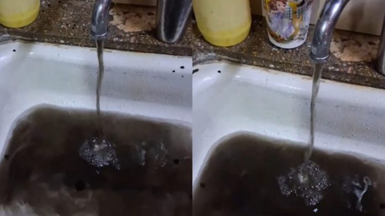 “Hartos de que nos salga agua sucia”: fuerte reclamo de vecinos del barrio Sarmiento