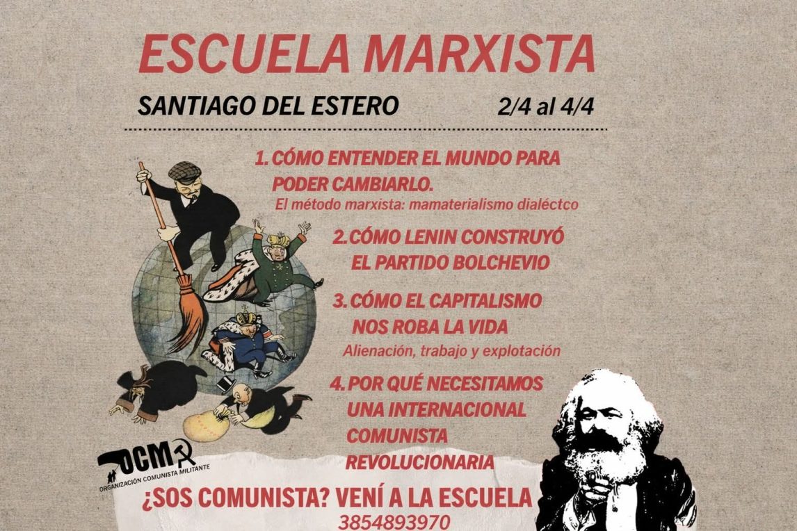 Capacitación y debate: realizarán una Escuela Marxista con acceso libre y gratuito