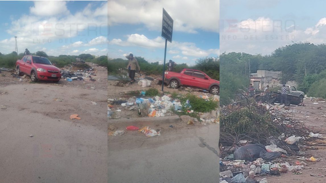 Basural a cielo abierto en el B° Mariano Moreno: vecinos denuncian que arrojan basura desde otros barrios