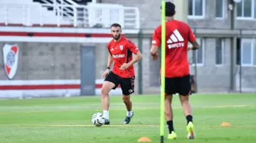 Cuenta regresiva para Pezzella: volvió a trabajar a la par y se ilusiona