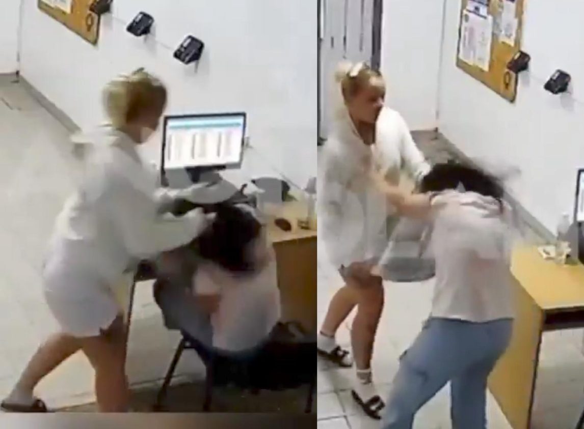 Paciente psiquiátrica golpeó a una empleada por no permitirle ingresar al hospital con una pastora