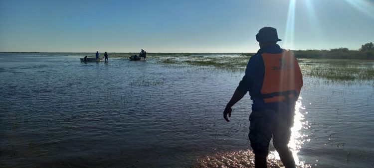 Intensifican el operativo territorial en Mitre, Atamisqui y Avellaneda por la crecida del río Dulce