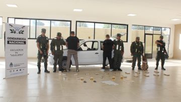 Gendarmería frustró una entrega de más de 20 kilos de cocaína de Salta a Santiago del Estero