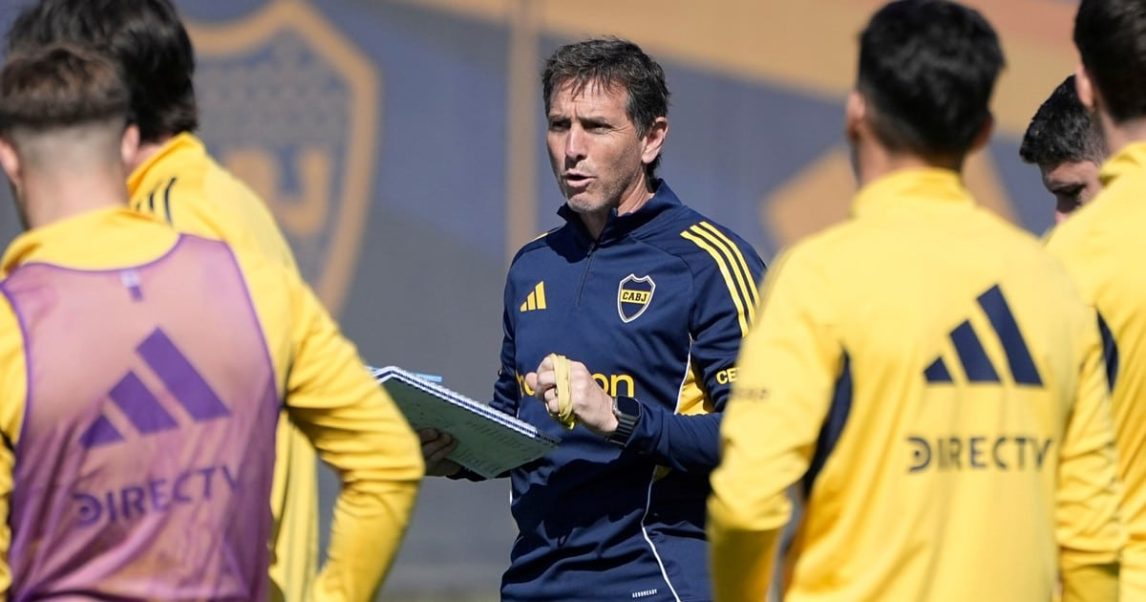 Úbeda ajusta un solo cambio y Boca llega con el equipo armado al Monumental