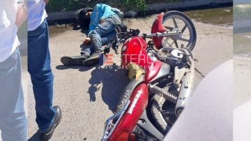 Accidente en Avenida Lugones: joven derrapó con su moto en plena siesta santiagueña