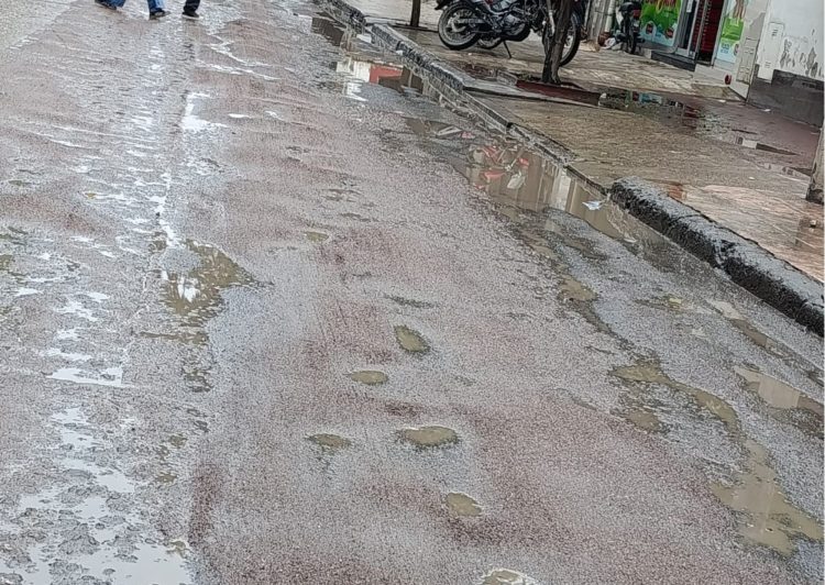 El “pavimento efímero” de la calle Jujuy