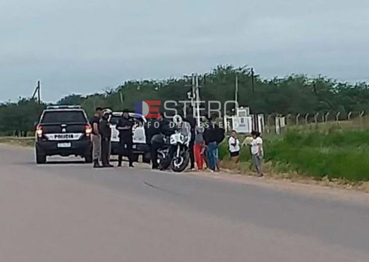 Accidente en la Ruta 92: motociclista santafesino derrapó tras el encuentro en Añatuya