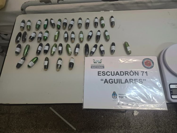 Detienen a dos mujeres que transportaban cocaína ingerida en cápsulas