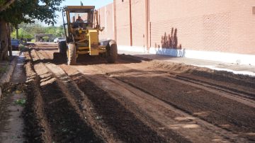 El municipio bandeño inició una nueva obra de pavimentación en el barrio Dorrego