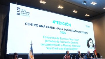 Elías Suárez lanzó el concurso “De Ana Frank a nuestros días” y destacó el rol de la escritura en la formación de los jóvenes