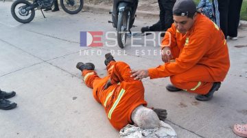 Recolector municipal fue atropellado mientras trabajaba en el barrio Almirante Brown