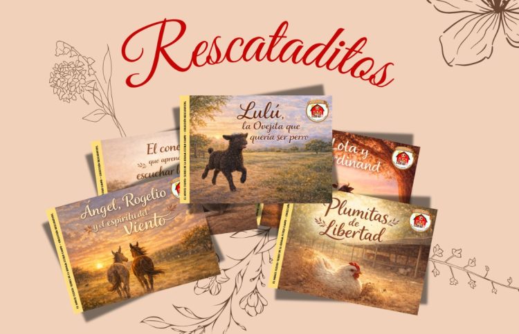 Presentan la colección de cuentos infantiles sobre los animales rescatados por la Granja Estilo Campo