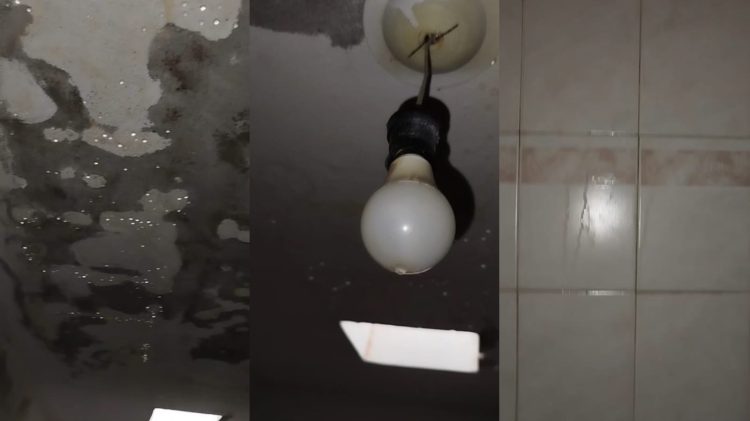 Denuncian graves problemas edilicios en el jardín municipal “Huahuitas” de La Banda: cae agua por los focos