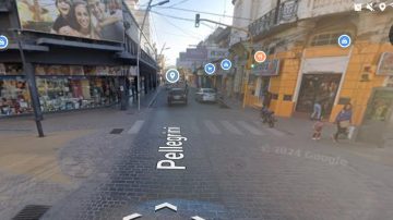 Policía y peatón terminaron detenidos tras una pelea por confuso episodio en pleno centro