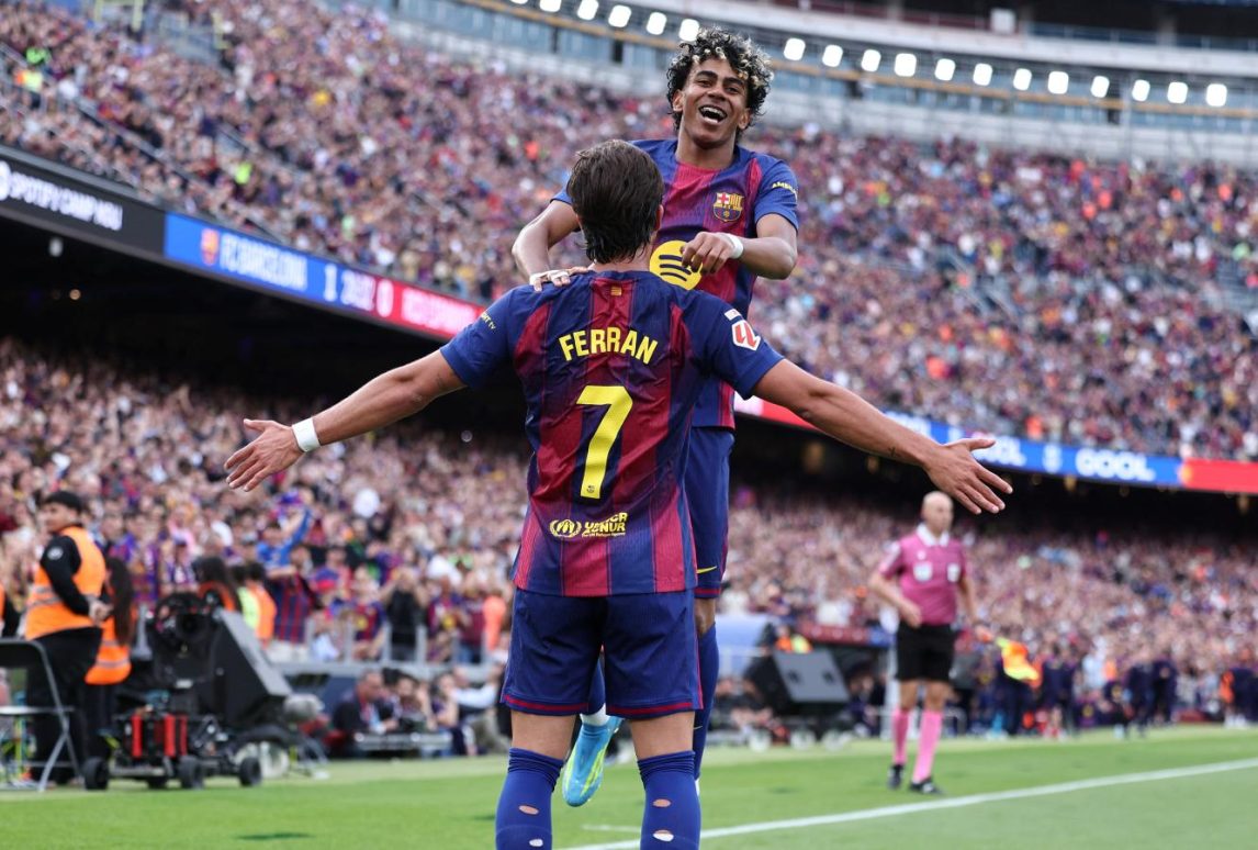 Barcelona goleó a Espanyol y se afianza en la cima de La Liga