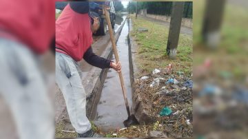 La Banda: amplían la limpieza de desagües pluviales y solicitan a los vecinos no arrojar basura