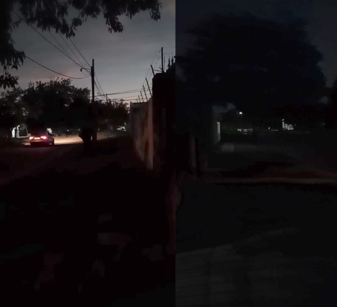 Vecinos del B° Vinalar llevan dos días reclamando por la iluminación de Avenida Los Pioneros