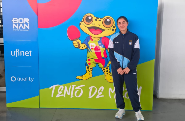 Luciana Frías Paz lleva la bandera del tenis de mesa santiagueño a nivel internacional