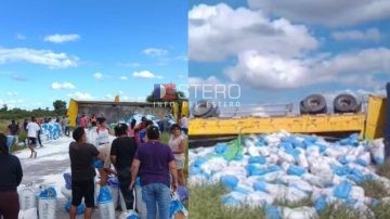 Tras un vuelco en la Ruta 92, el responsable de la carga de harina suplicó no llevarla: “Tengan piedad”