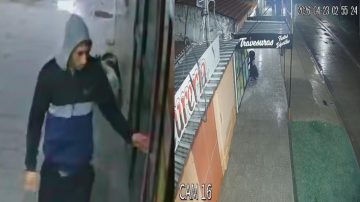Delincuentes forzaron el portón de acceso a un local para robar, pero fueron ahuyentados por la alarma