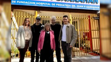 Airbag solidario: Patricio y Gastón Sardelli fueron al Garrahan, donaron y ahora son padrinos